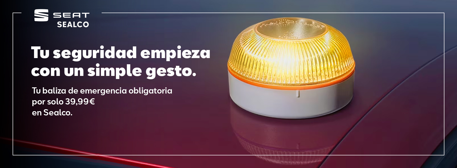 Baliza de emergencia v16 Seat